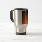 Oranje en rood Junk Yard Truck Reisbeker (Voorkant links)