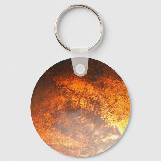 Oranje en rood Junk Yard  Truck Sleutelhanger (Voorkant)