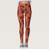 Oranje en rood leggings (Voorkant)