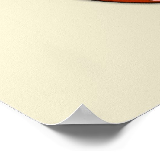 Oranje en roodbruinvissen poster (Hoek)