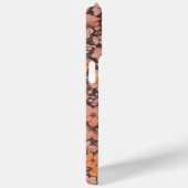  oranje en roze bloemen Case-Mate iPhone case (Achterkant / Rechts)