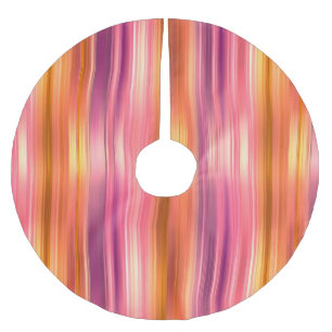 Oranje en roze boomrok kerstboom rok