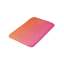 Oranje en Roze gradiënt Badmat