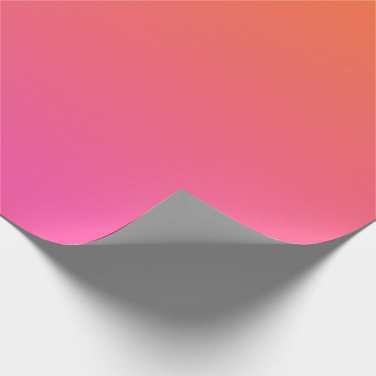 Oranje en Roze gradiënt Cadeaupapier (Hoek)