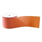 Oranje en Roze gradiënt Grosgrain Lint (Spoel)