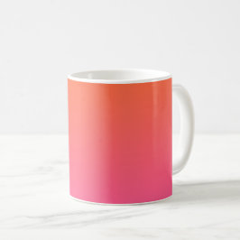 Oranje en Roze Gradiënt Koffiemok