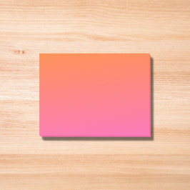 Oranje en Roze gradiënt Post-it® Notes