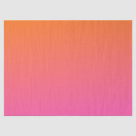 Oranje en Roze gradiënt Tissuepapier