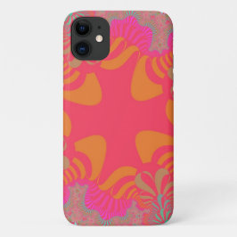Oranje en roze kruis Case-Mate iPhone case