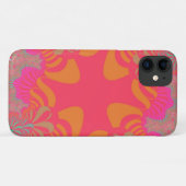 Oranje en roze kruis Case-Mate iPhone case (Achterkant (horizontaal))
