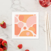 Oranje en roze servetten (Insitu)