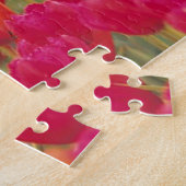 Oranje en roze tulpen legpuzzel (Zijkant)