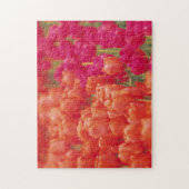 Oranje en roze tulpen legpuzzel (Verticaal)