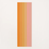 Oranje en roze Yoga Mat (Voorkant)