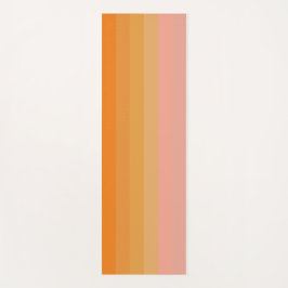 Oranje en roze Yoga Mat