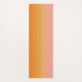 Oranje en roze Yoga Mat (Achterkant)