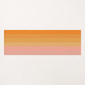 Oranje en roze Yoga Mat (Voorkant (horizontaal))