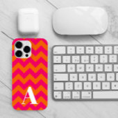 Oranje en roze zigzag Case-Mate iPhone case