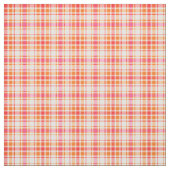 Oranje en warm roze Mode Stof (Swatch)