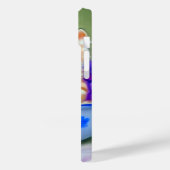 Oranje en White Kitten Illustratie Case-Mate iPhone Case (Achterkant / Links)