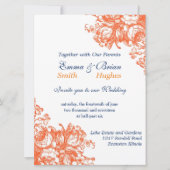 Oranje en wit Antiek Kaart (Voorkant)