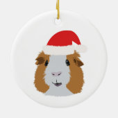 Oranje en wit cavia's keramisch ornament (Achterkant)