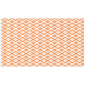 Oranje en wit diamantpatroon tafelkleed (Voorkant (Horizontaal))