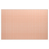 Oranje en wit Gingham Stof (Yard (91,4 cm))