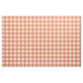 Oranje en wit Gingham Stof (Fat Quarter)