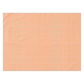 Oranje en wit Gingham | Thankgiving Colours Tafelkleed (Voorkant (Horizontaal))