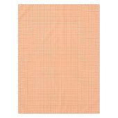 Oranje en wit Gingham | Thankgiving Colours Tafelkleed (Voorkant)