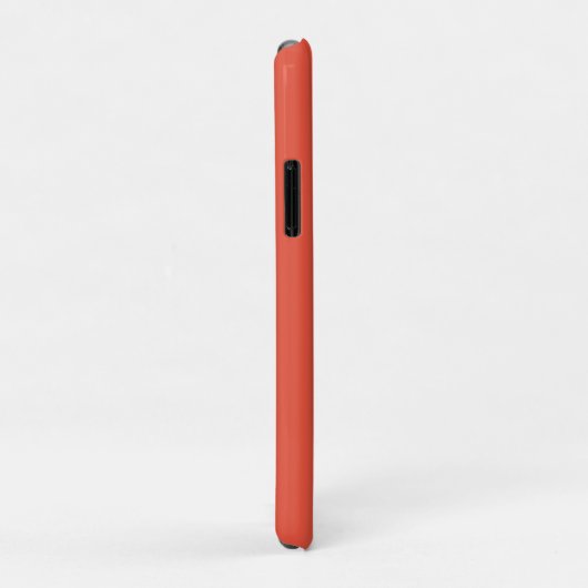 Oranje en Wit | Modern Monogram Case-Mate iPhone Case (Achterkant/rechts)