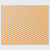 Oranje en wit omslagpapier cadeaupapier (Vlak)