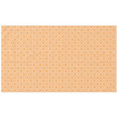 Oranje en wit patroon van geometrische cirkels tafelkleed (Voorkant (Horizontaal))