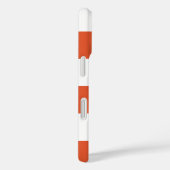 Oranje en wit schaakbordpatroon Case-Mate iPhone case (Achterkant / Rechts)