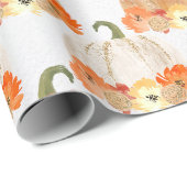 Oranje en wit snoepgoed cadeaupapier (Rol Hoek)