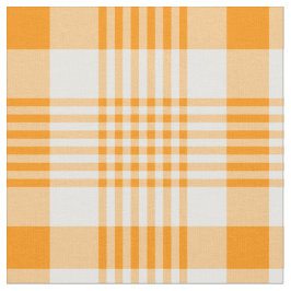 Oranje en wit speldenstaartje stof