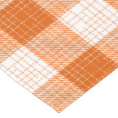 Oranje en wit vetgedrukt geruit ontwerp tafelkleed (Gekanteld)