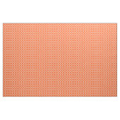 Oranje en wit vierbladpatroon stof (Yard (91,4 cm))
