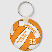 oranje en wit volleybalteam kleuren jongens