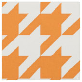 Oranje en wit weefsel stof (Close Up)