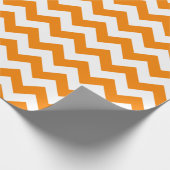 Oranje- en witpapier voor grote boringen cadeaupapier (Hoek)