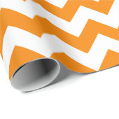 Oranje- en witpapier voor grote boringen cadeaupapier (Rol Hoek)