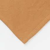 Oranje en witte basketbal fleece deken (Hoek)