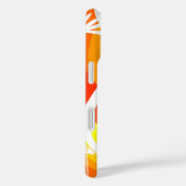 Oranje en witte botanische illustratie Case-Mate iPhone case (Achterkant / Rechts)