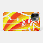 Oranje en witte botanische illustratie Case-Mate iPhone case (Achterkant (horizontaal))