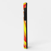 Oranje en witte botanische illustratie Case-Mate iPhone case (Achterkant/links)