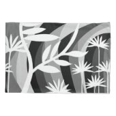 Oranje en witte botanische illustratie kussensloop (Achterkant-Links)