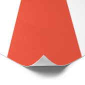 Oranje en witte chevrons poster (Hoek)