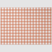 Oranje en witte geruite tissuepapier (Voorkant)